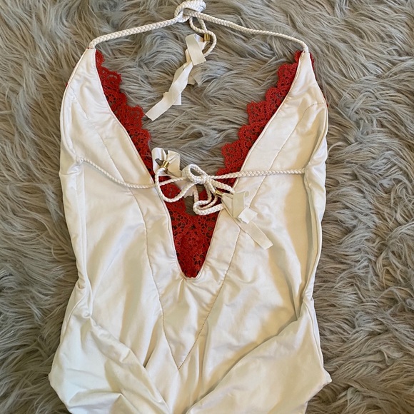 Blue Life One Piece Bikini - Size Medium - Picture 3 of 4